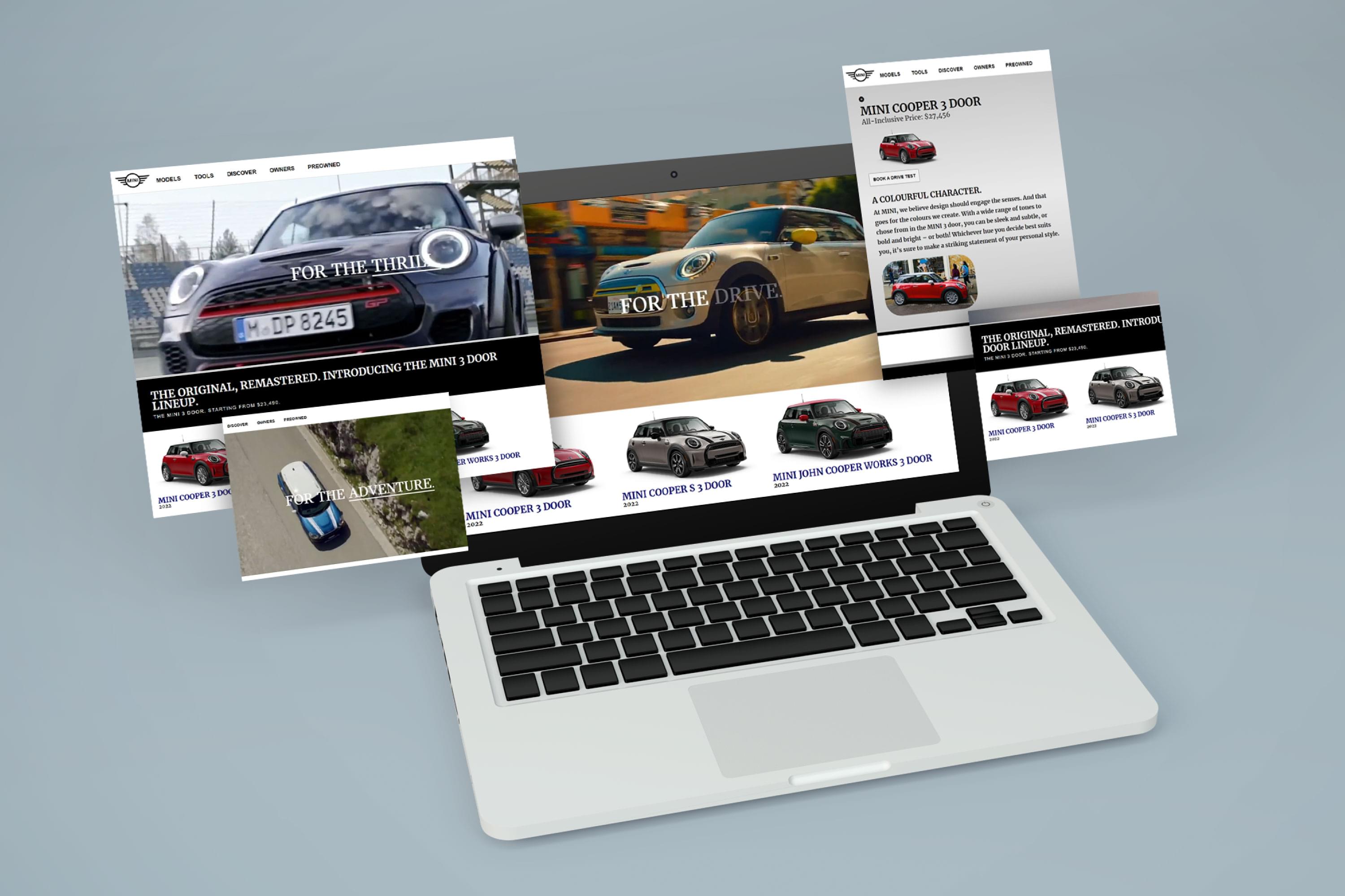 Video Player Website Mockup